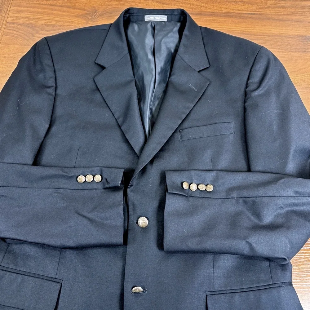LaCrosse Luxury Classics Blazer Mens‎ Super 110s Performance Stretch Size 44L